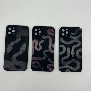 iPhone 11 Pro Max Snakes Phone Cases 3 Pack